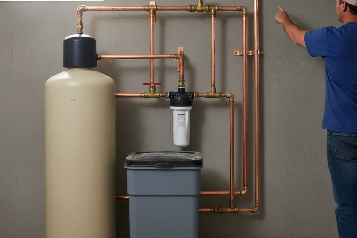 Whole-house water treatment system installed in Shattuck